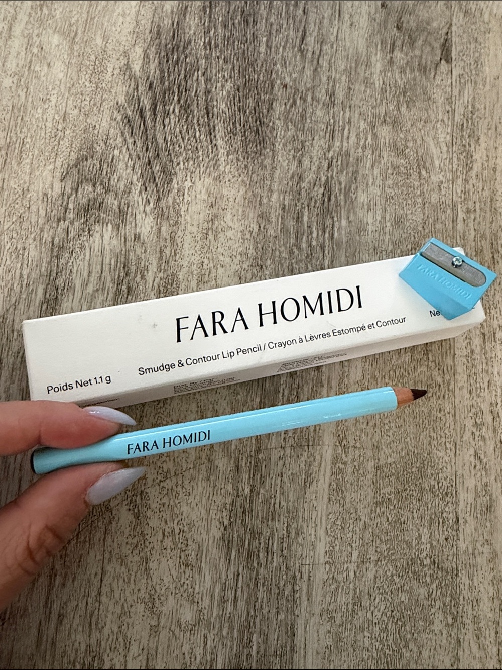 Smudge & Contour Lip Pencil in bruni with sharpener